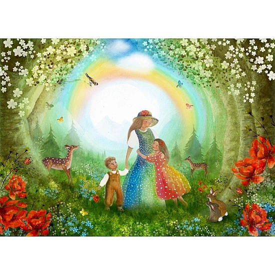 Bijdehansje Kaart Rainbow Meadow