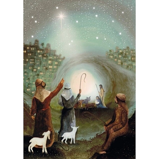 Bijdehansje kaart Star of Bethlehem