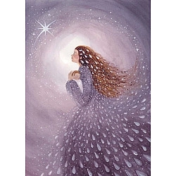 Kaart Teardrop Star