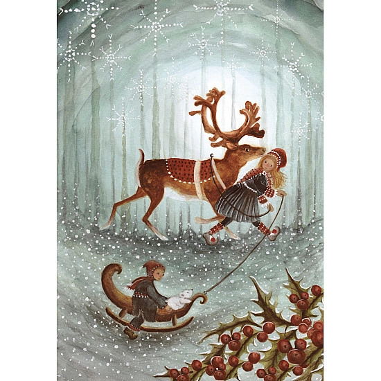 Bijdehansje kaart Children of the North