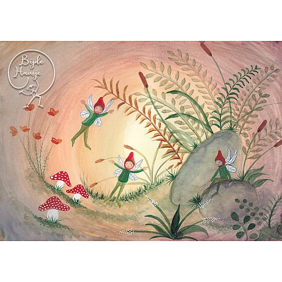 Bijdehansje kaart Gnome Fairies