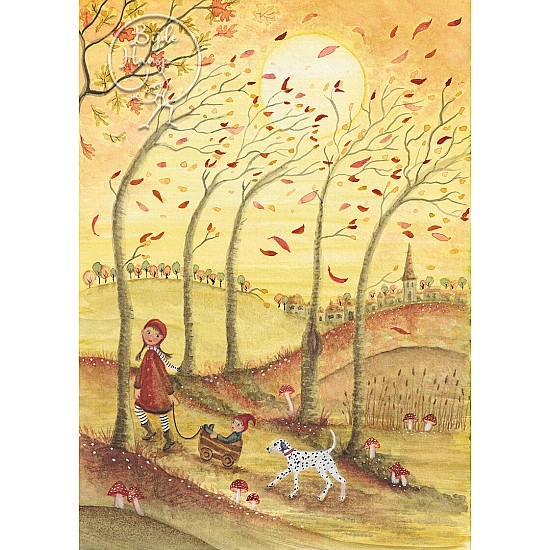 Bijdehansje kaart Fall Fun