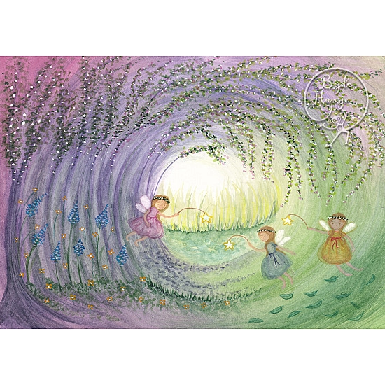 Bijdehansje kaart Fairies