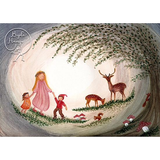 Bijdehansje kaart Deer
