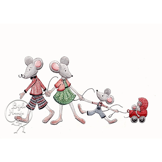 Bijdehansje kaart Mice