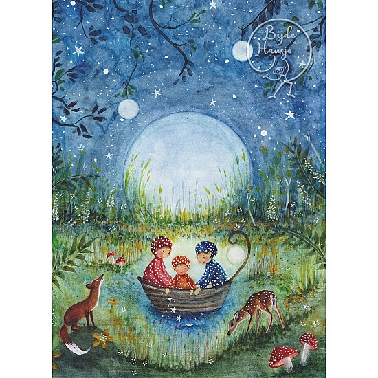 Bijdehansje poster Mushroom Children