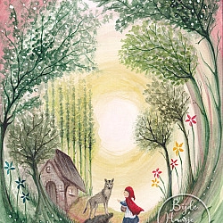 Kaart Little Red Riding Hood