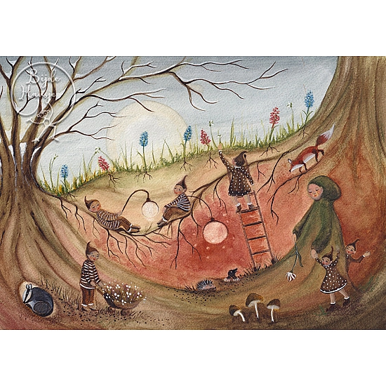 Bijdehansje Kaart Root Children