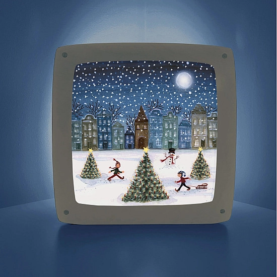 Bijdehansje Seizoensplaat Christmas Skating 
