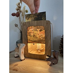 Kaartenlamp Eik | Luxe uitvoering