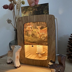 Kaartenlamp Eik | Luxe uitvoering