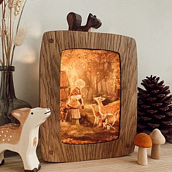 Kaartenlamp Eik | Luxe uitvoering