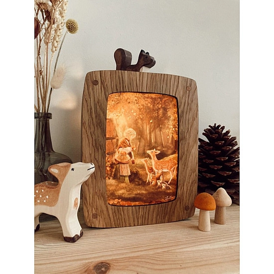 Kaartenlamp Eik | Luxe uitvoering