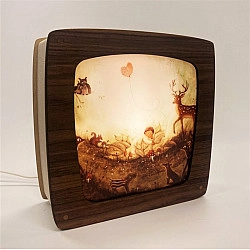 Seizoenslamp Premium Walnoot