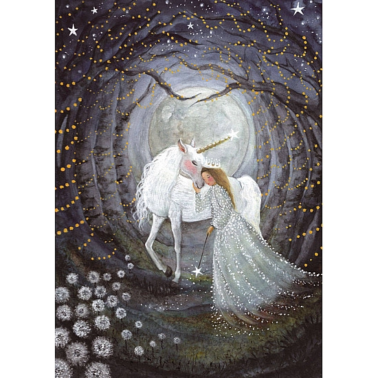 Bijdehansje kaart Stardust Unicorn