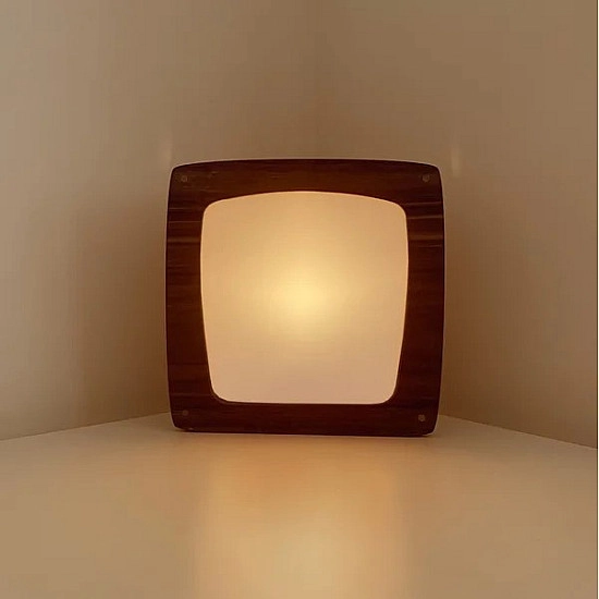 Seizoenslamp - Walnoot