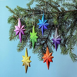 Kerstster donkerblauw