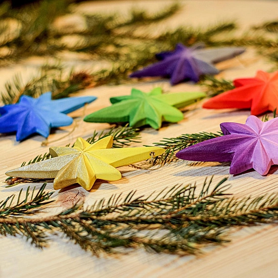 Bumbu Toys Kerstster donkerblauw