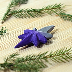 Kerstster donkerblauw