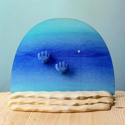 Oceaan water,  zeebodem, schelpen - Set