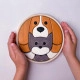 Bumbu Toys Ronde Puzzel Kat en Hond