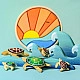 Bumbu Toys Ronde Puzzel Zee en Zon