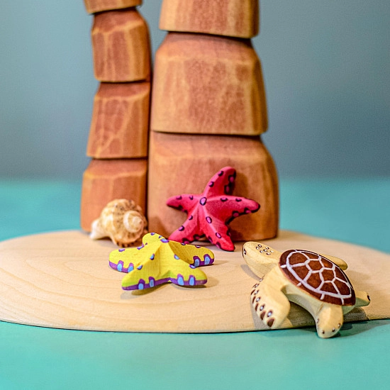Bumbu Toys Zeester geel - SET