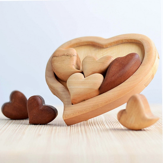 Bumbu Toys Hartjes Puzzel 