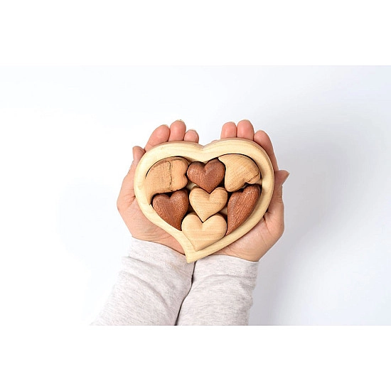 Bumbu Toys Hartjes Puzzel 