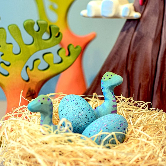 Bumbu Toys Dino Brontosaurus Eieren - 3 stuks
