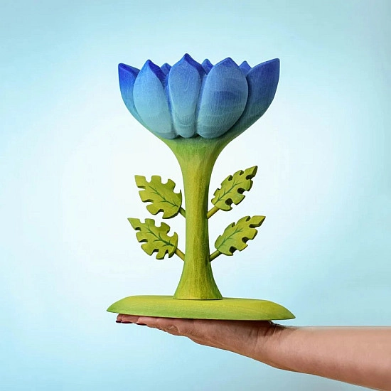 Bumbu Toys Bloem blauw groot