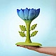 Bumbu Toys Bloem blauw groot