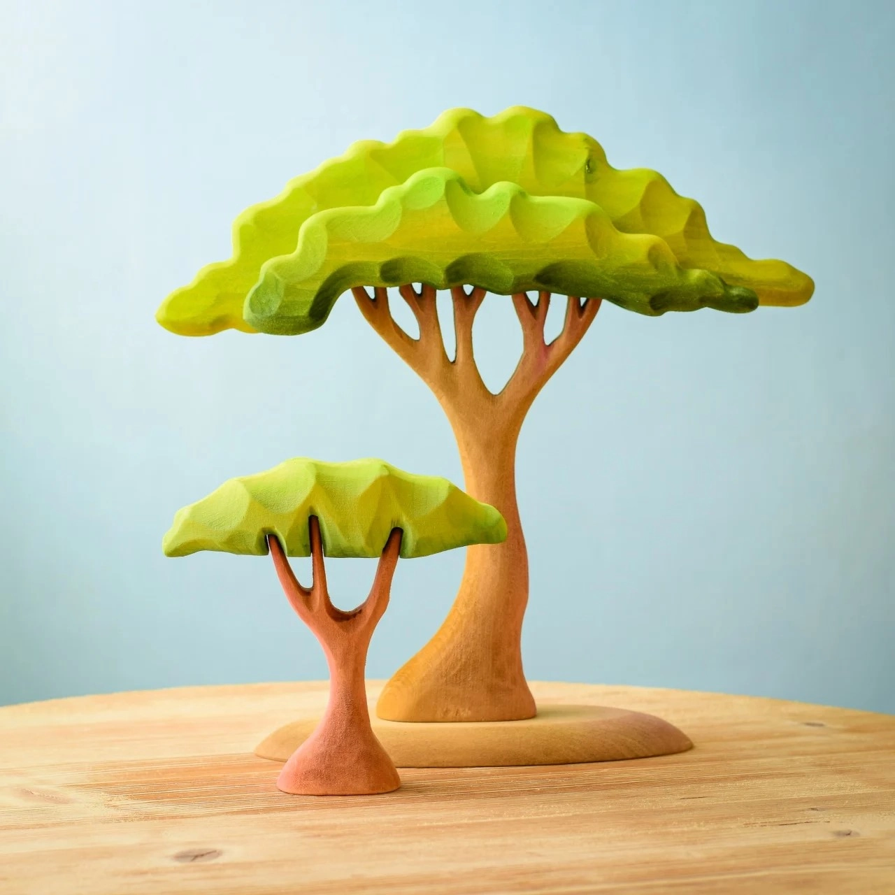 【12/10までの出品】新品　Bumbu Toys モミの木(大) Bumbu Toys Acacia - SET - 2 trees - Toverboom.eu