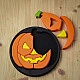 Bumbu Toys Ronde Puzzel Halloween - zwart 