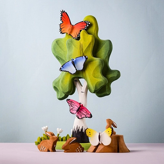 Bumbu Toys Vlinder geel