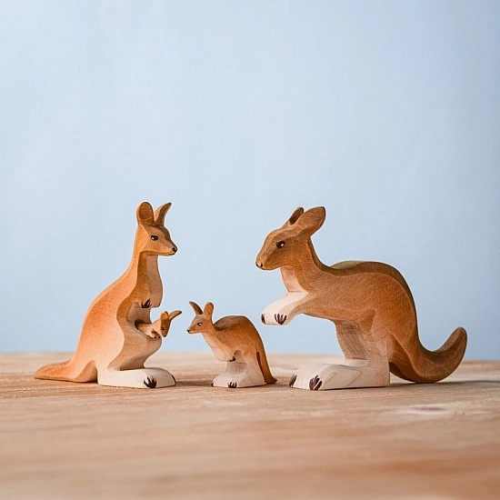 Bumbu Toys Kangoeroe Familie - SET