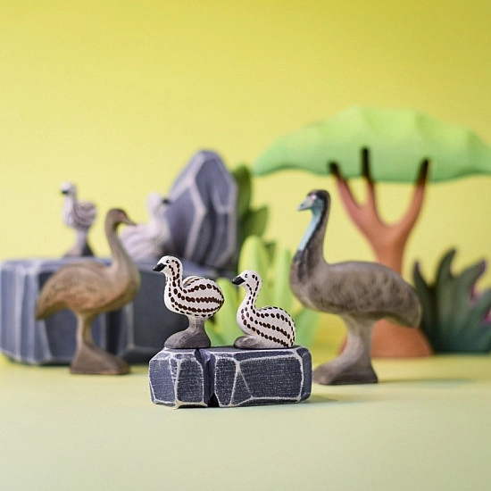 Bumbu Toys Emoe familie - SET