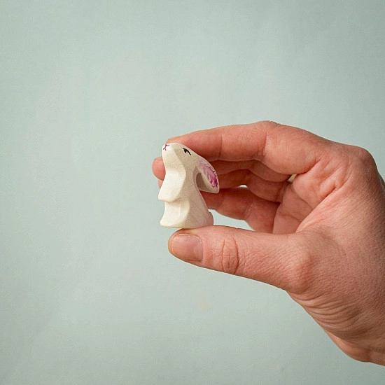 Bumbu Toys Konijntje wit nieuwsgierig 