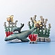 Bumbu Toys Blauwe Vinvis Familie - SET
