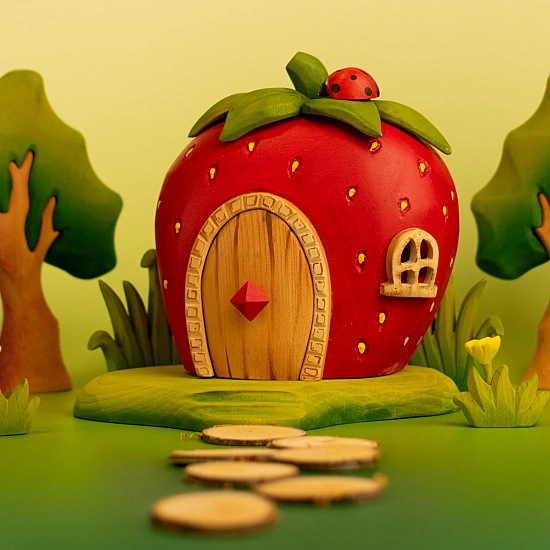 Bumbu Toys Aardbeienhuis