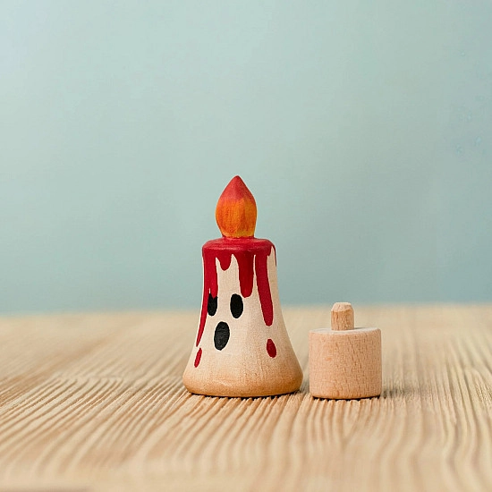 Bumbu Toys Steker Magische kaars rood