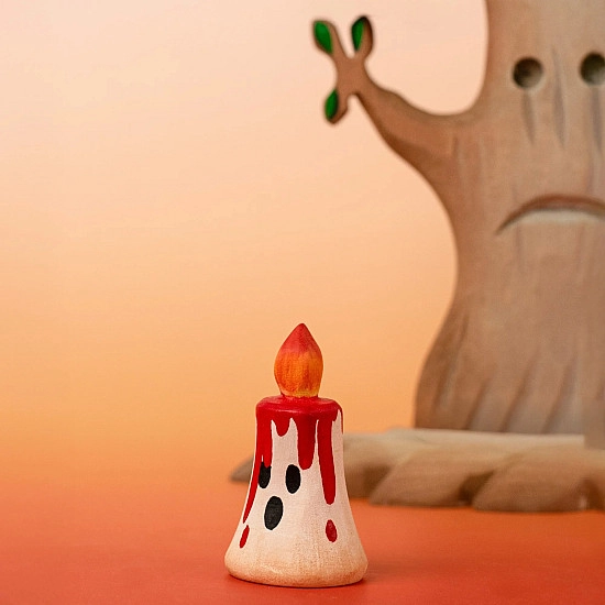 Bumbu Toys Steker Magische kaars rood