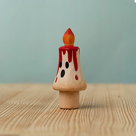 Bumbu Toys Steker Magische kaars rood