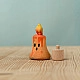 Bumbu Toys Steker Magische kaars oranje