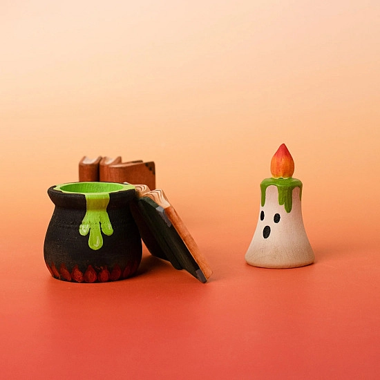 Bumbu Toys Steker Magische kaars groen