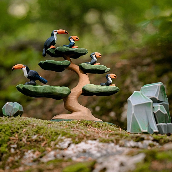 Bumbu Toys Toekan familie - SET
