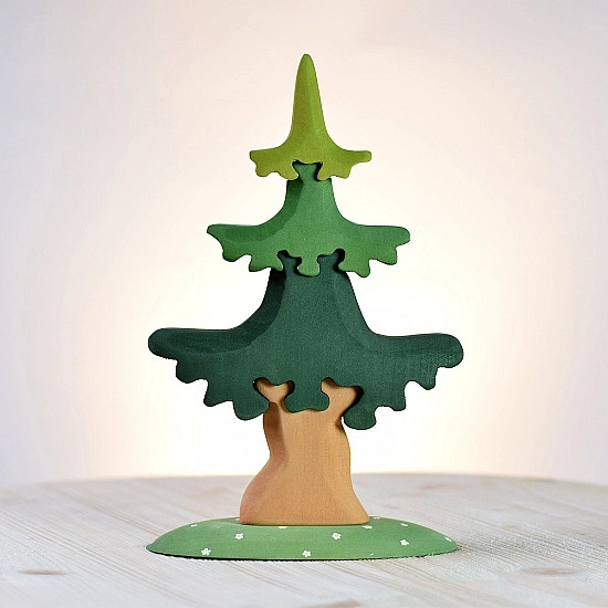 Bumbu Toys Grote dennenboom met wild zwijn en vos - SET