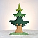 Bumbu Toys Grote dennenboom met wild zwijn en vos - SET