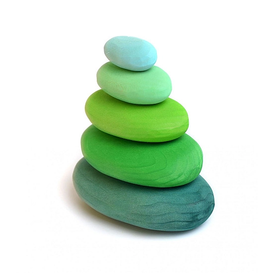 Bumbu Toys Kiezelstenen groen