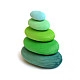 Bumbu Toys Kiezelstenen groen